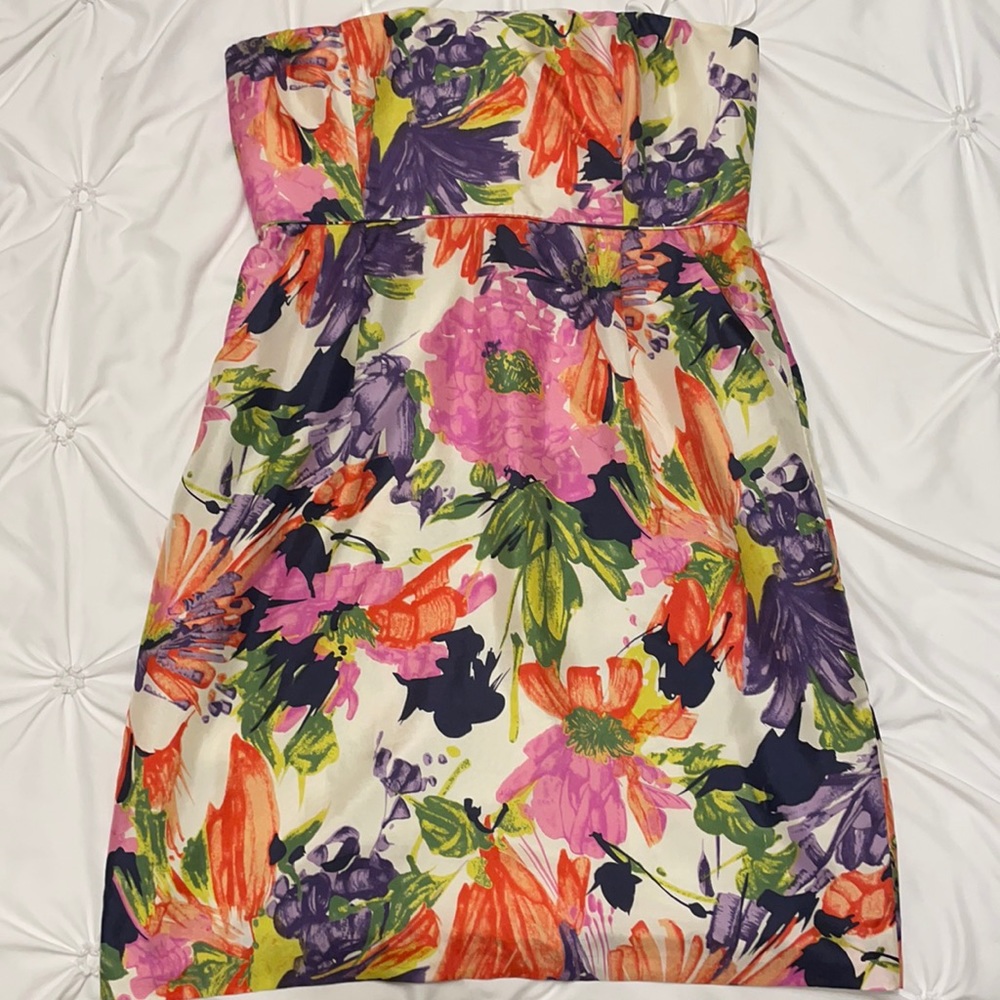 Multi-color flower dress
